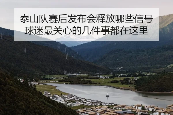 泰山队赛后发布会释放哪些信号 球迷最关心的几件事都在这里
