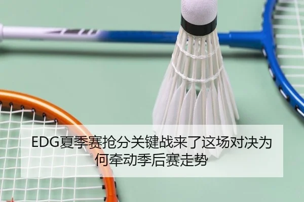 EDG夏季赛抢分关键战来了这场对决为何牵动季后赛走势 | maiqiuzhan